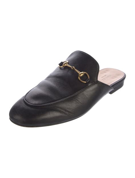 gucci princetown horsebit accent mules|gucci princetown leather flat mules.